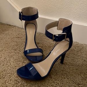 Calvin Klein Vivian Patent Leather Bright Blue 7